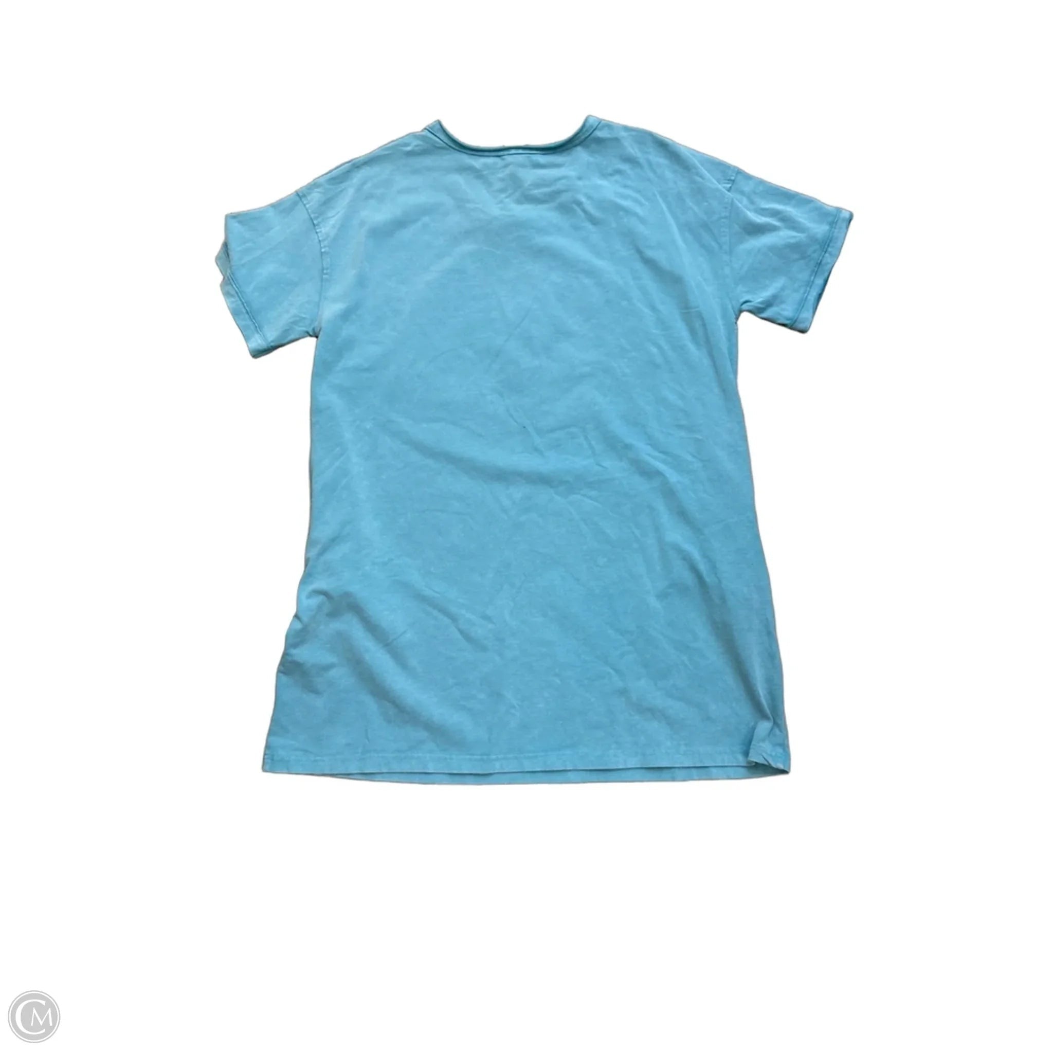 Top Short Sleeve By Easel In Blue, Size: S