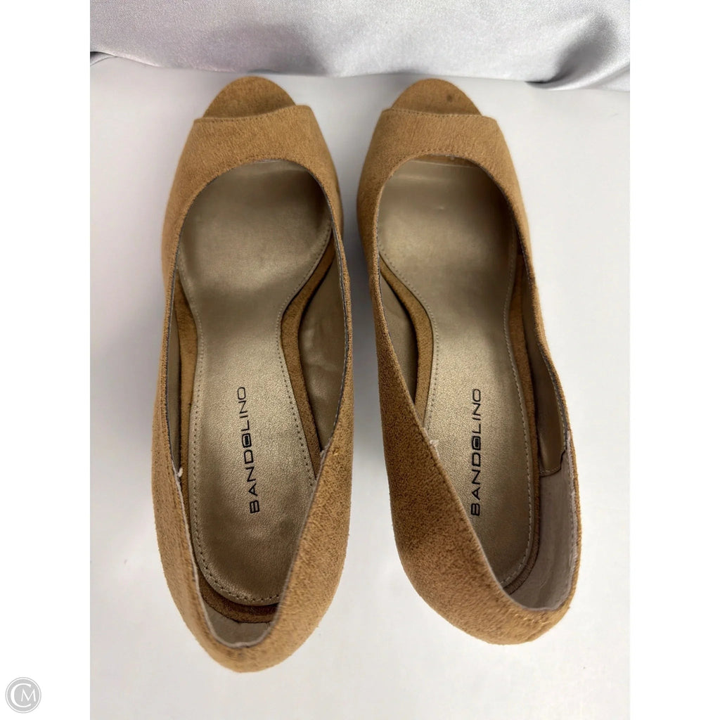 Shoes Heels Kitten By Bandolino In Brown, Size: 8