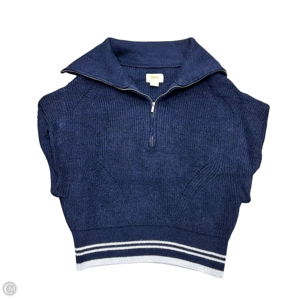 Vest Sweater By Maeve In Navy, Size: S