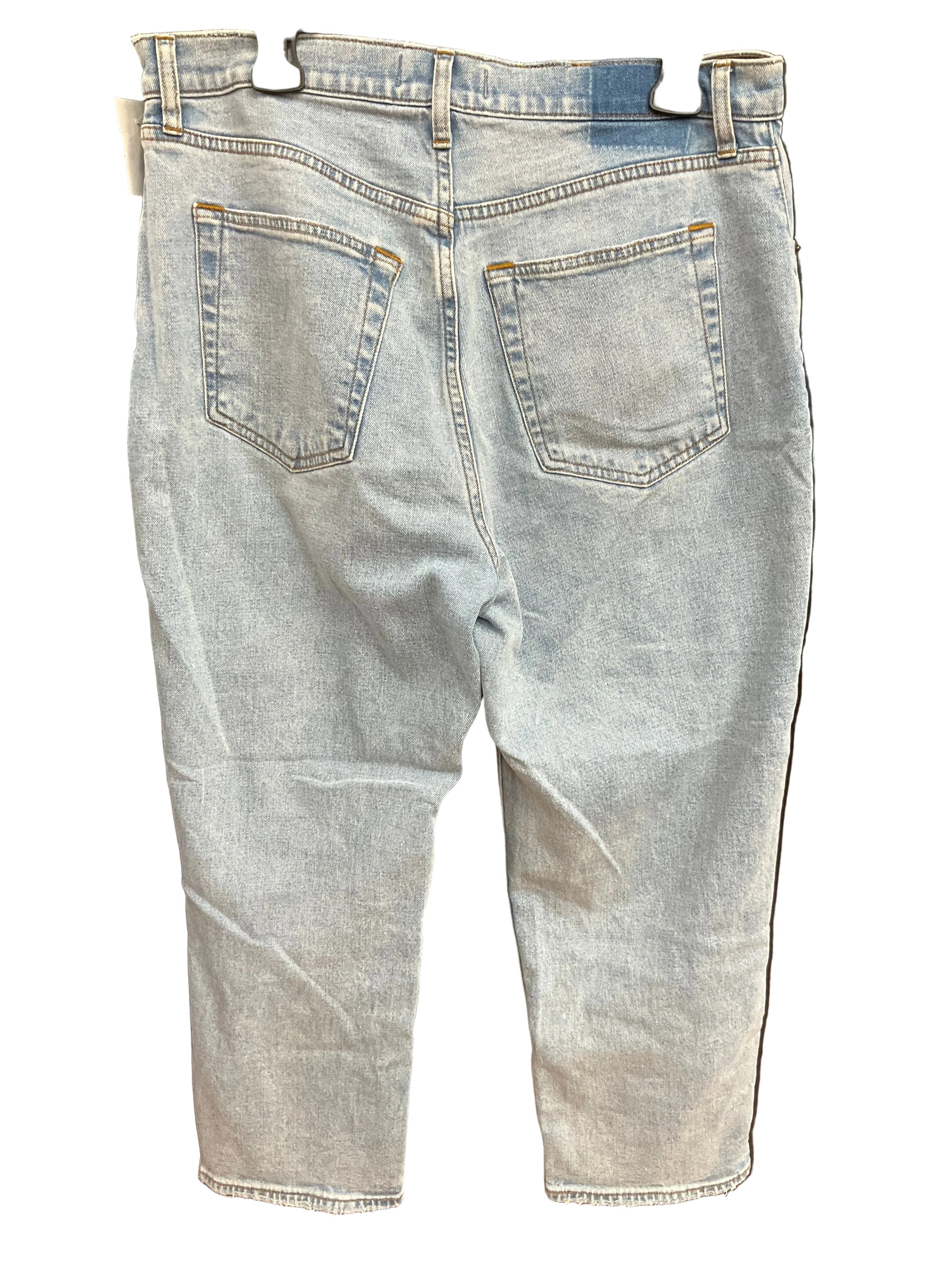 Jeans Straight By Abercrombie And Fitch In Blue Denim, Size: 14p