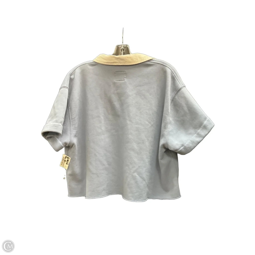 Top Short Sleeve By Abercrombie And Fitch In Blue, Size: Xl