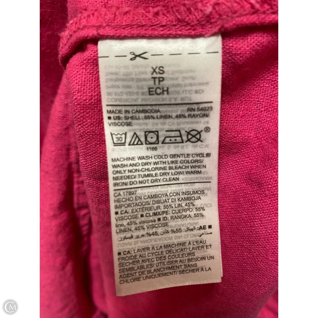 Dress Casual Midi By Old Navy In Pink, Size: Xs
