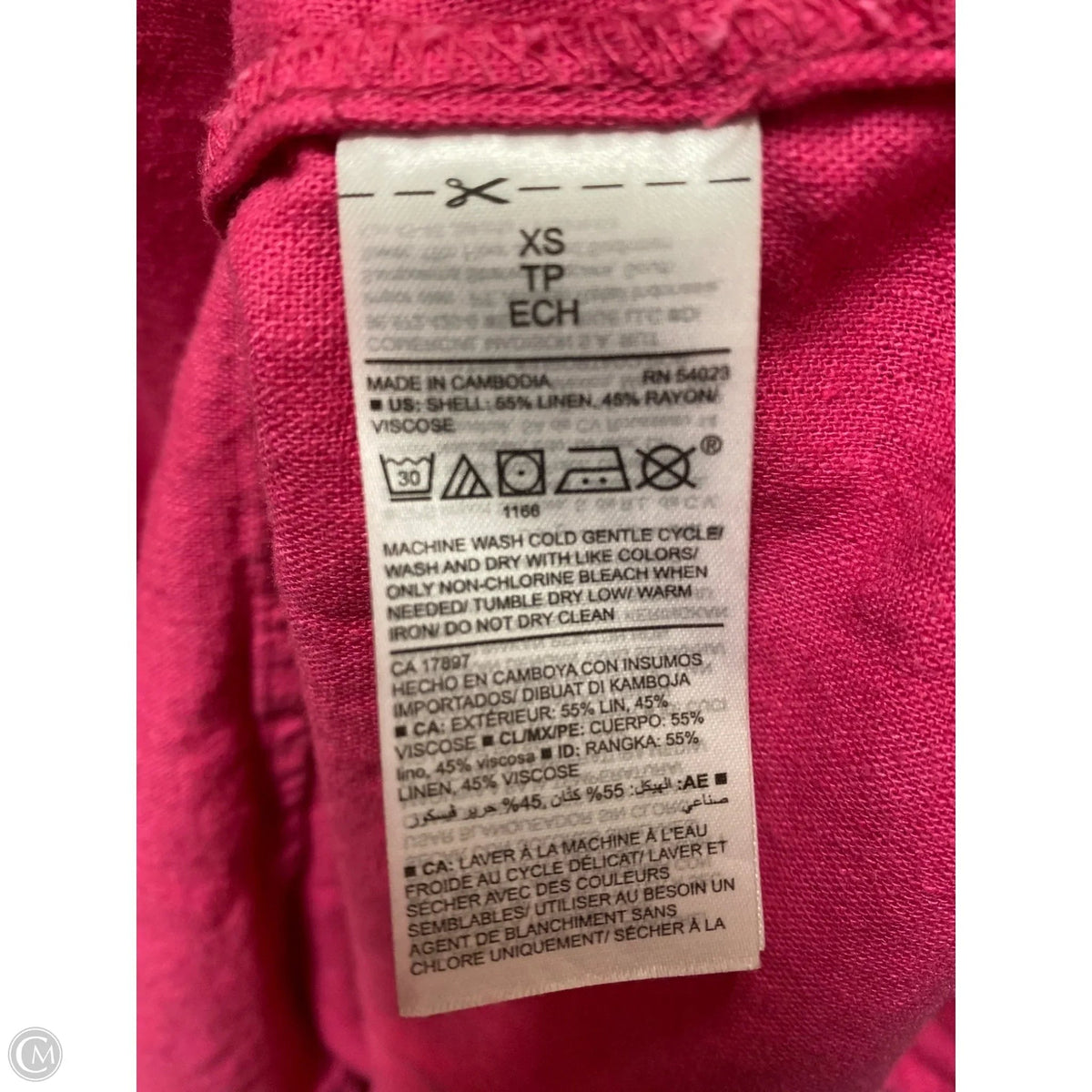 Dress Casual Midi By Old Navy In Pink, Size: Xs