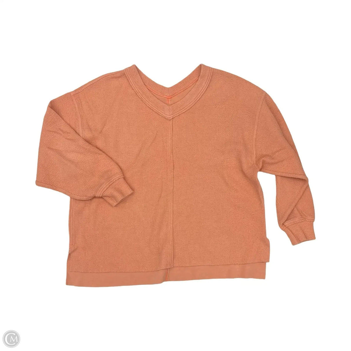 Top Long Sleeve By Aerie In Orange, Size: L