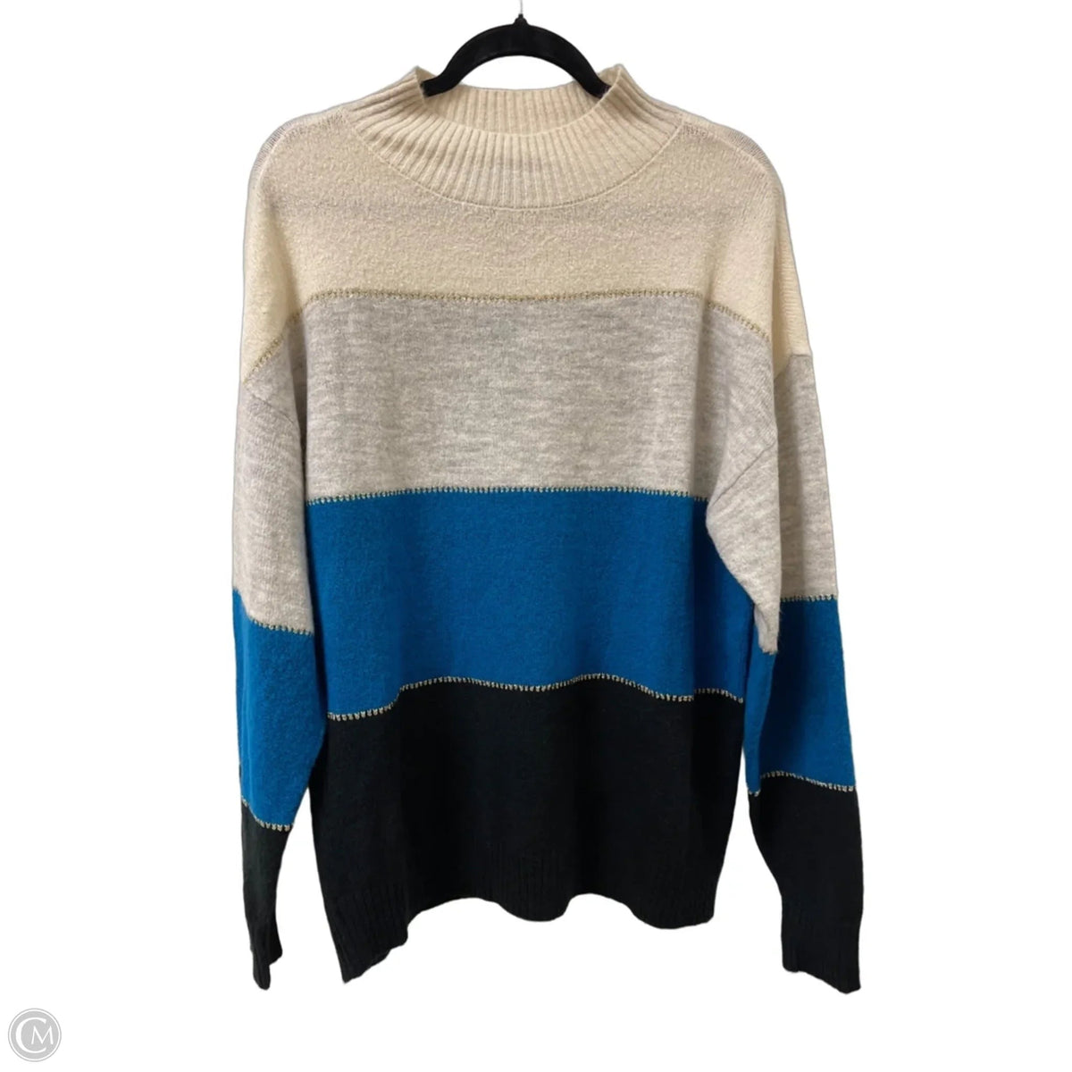 Sweater By H For Halston In Blue, Size: M