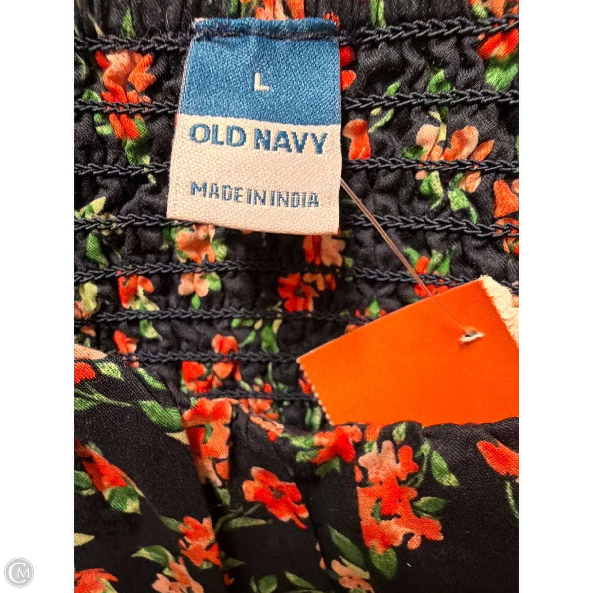 Top Short Sleeve By Old Navy In Navy, Size: L
