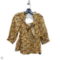 Top Short Sleeve By Easel In Yellow, Size: L