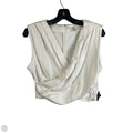 Top Sleeveless By Banana Republic In White, Size: M