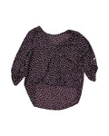 Top 3/4 Sleeve By West Kei In Maroon, Size:M