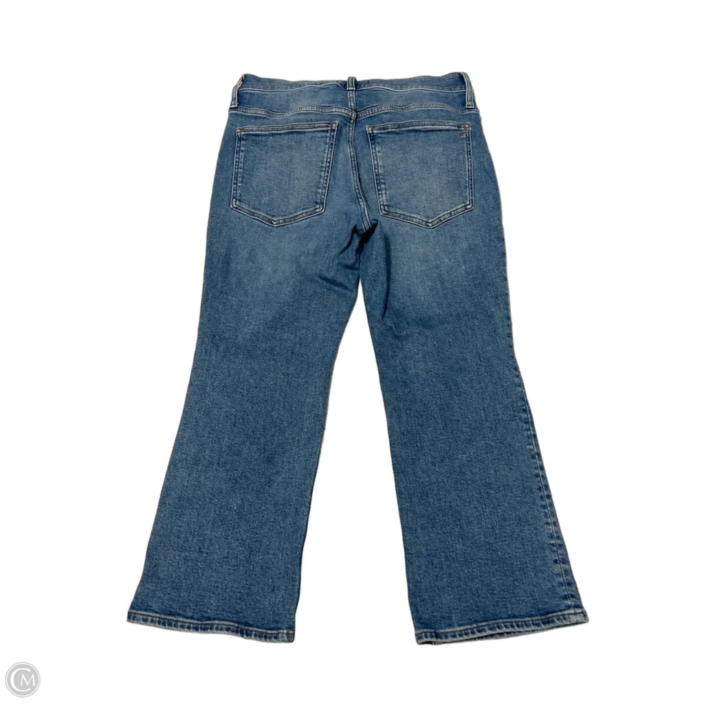 Jeans Straight By Madewell In Blue Denim, Size: 10