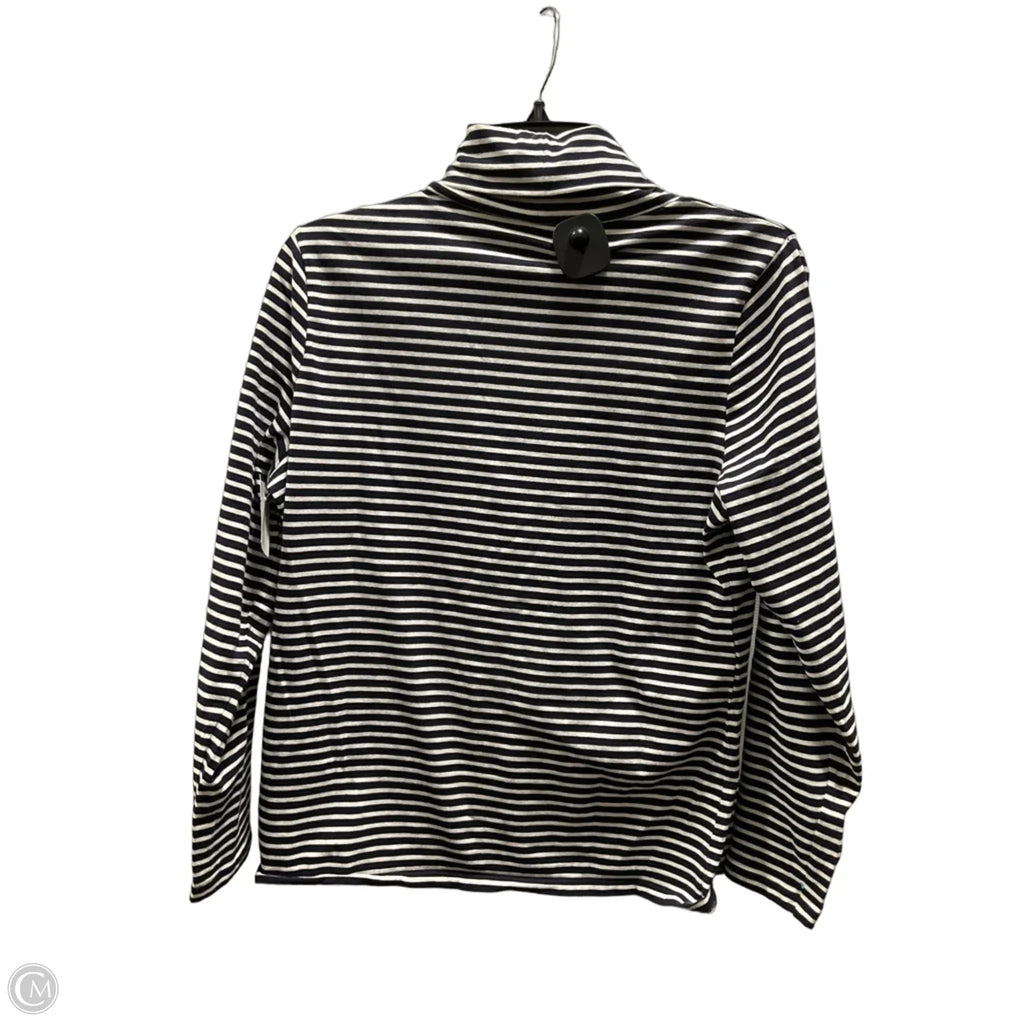 Top Long Sleeve Basic By Talbots In Striped Pattern, Size: Lp