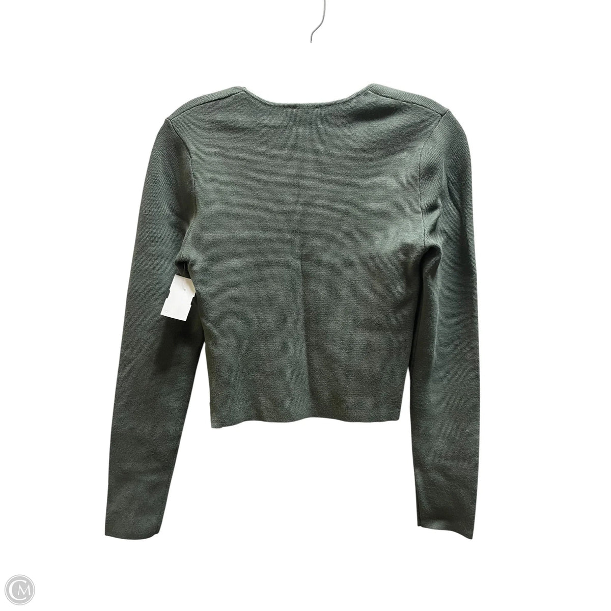 Top Long Sleeve By Abercrombie And Fitch In Green, Size: S