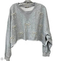 Sweatshirt Crewneck By Peach Love Cream California In Grey, Size: S
