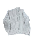 Sweater Cardigan By Abercrombie And Fitch In Cream, Size:Xl