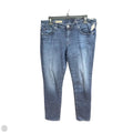 Jeans Straight By Adriano Goldschmied In Blue Denim, Size: 12