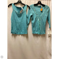 Sweater 2pc By Clothes Mentor In Teal, Size: Mp