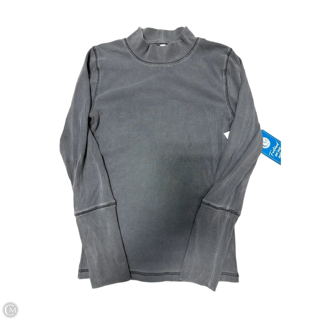 Top Long Sleeve By Free People In Grey, Size: M