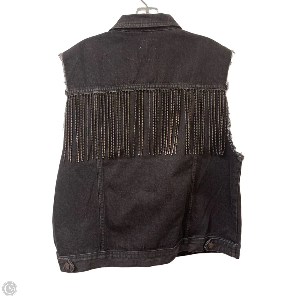 Vest Other By White Birch In Grey Denim, Size: M