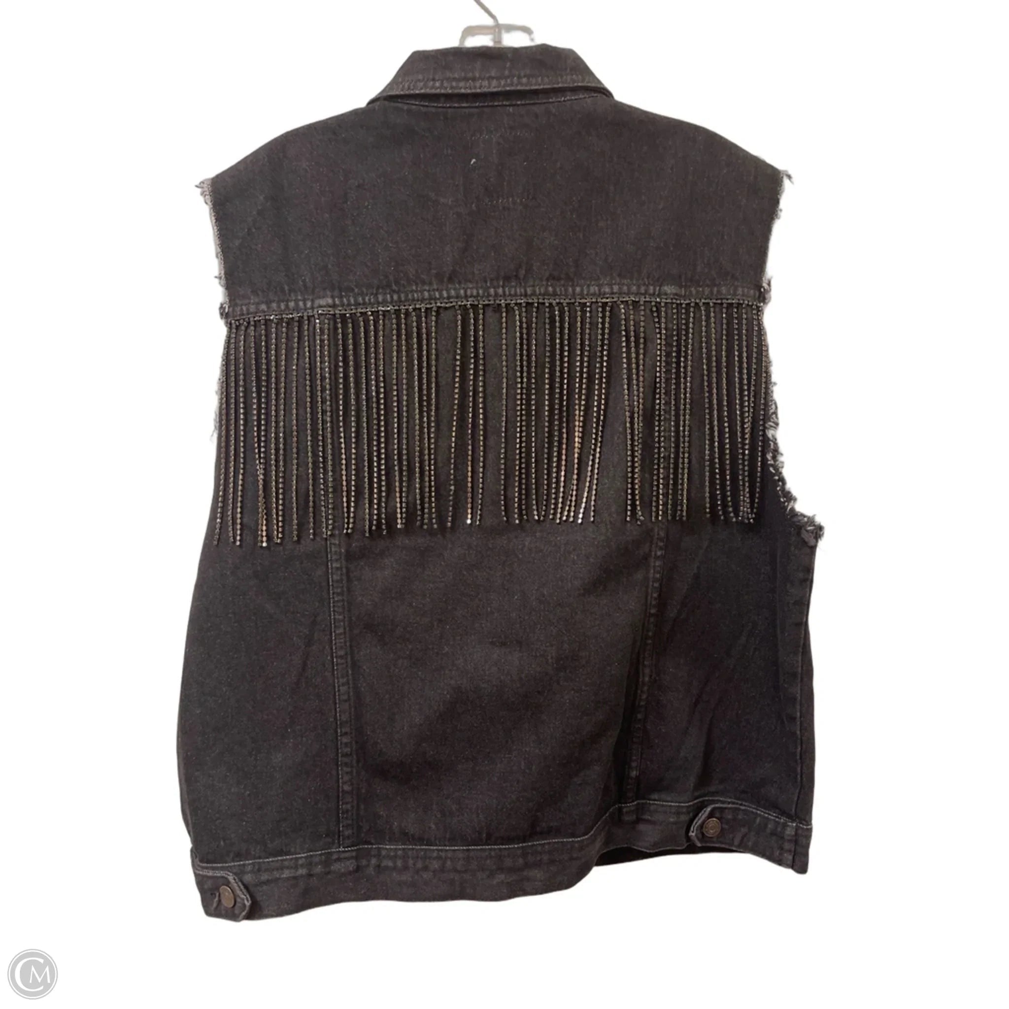 Vest Other By White Birch In Grey Denim, Size: M