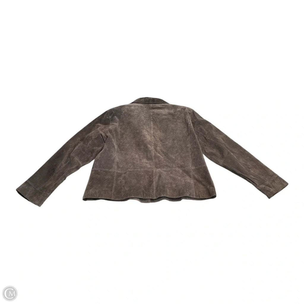 Jacket Other By Chicos In Brown, Size: L