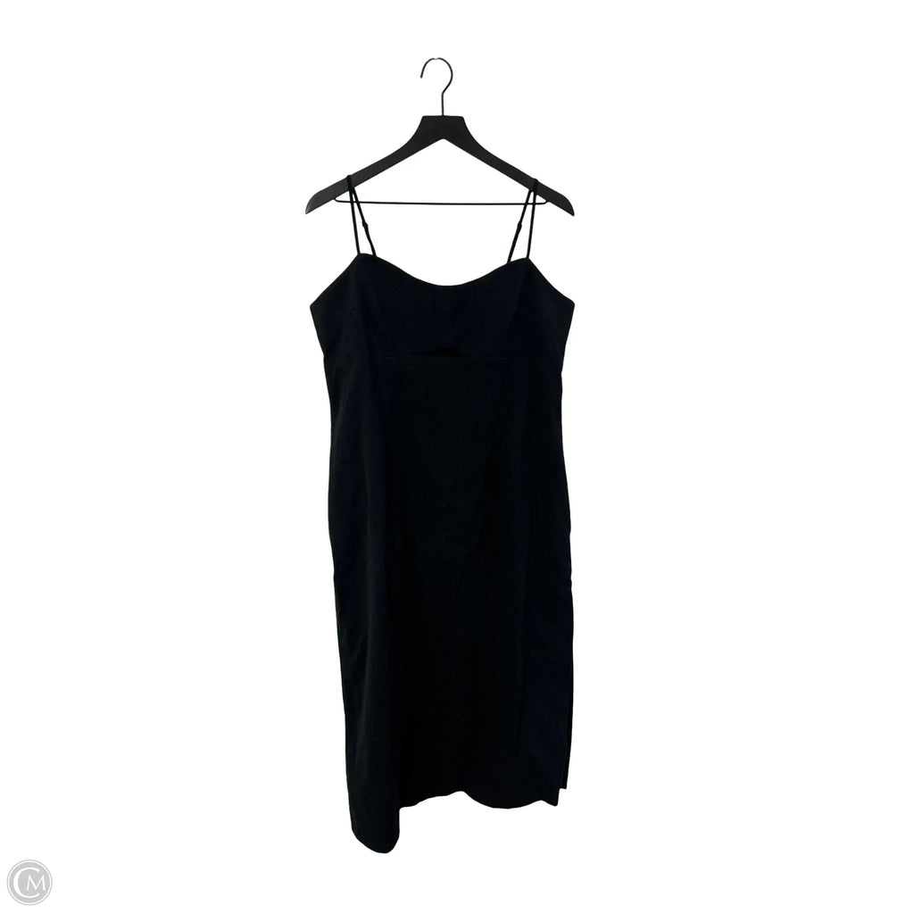 Dress Casual Midi By Abercrombie And Fitch In Black, Size: Xl