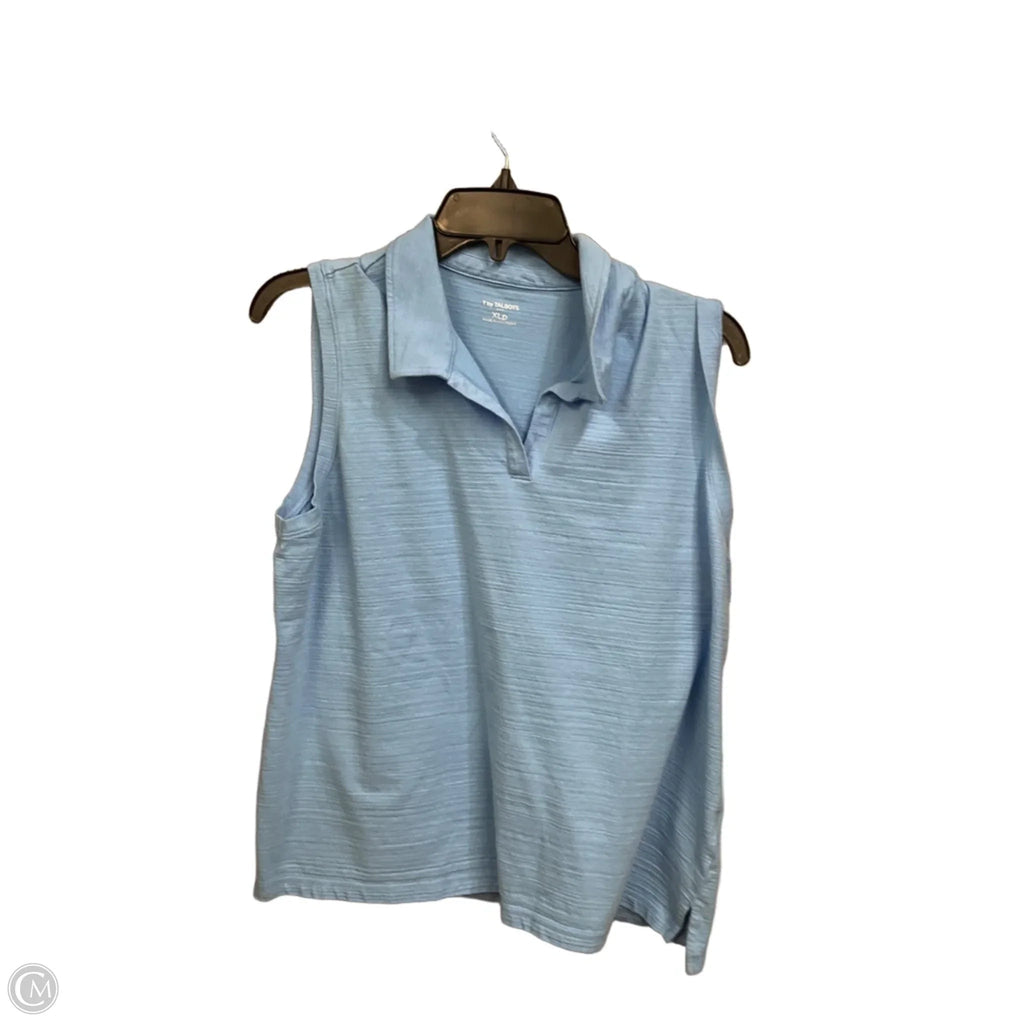 Athletic Tank Top By Talbots In Blue, Size: Xlp