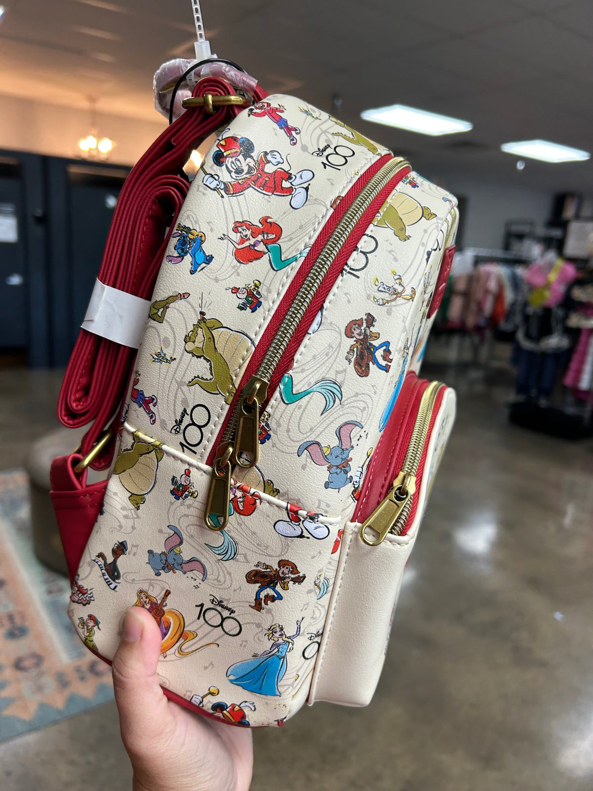 Backpack By Loungefly In Cream, Size:Medium