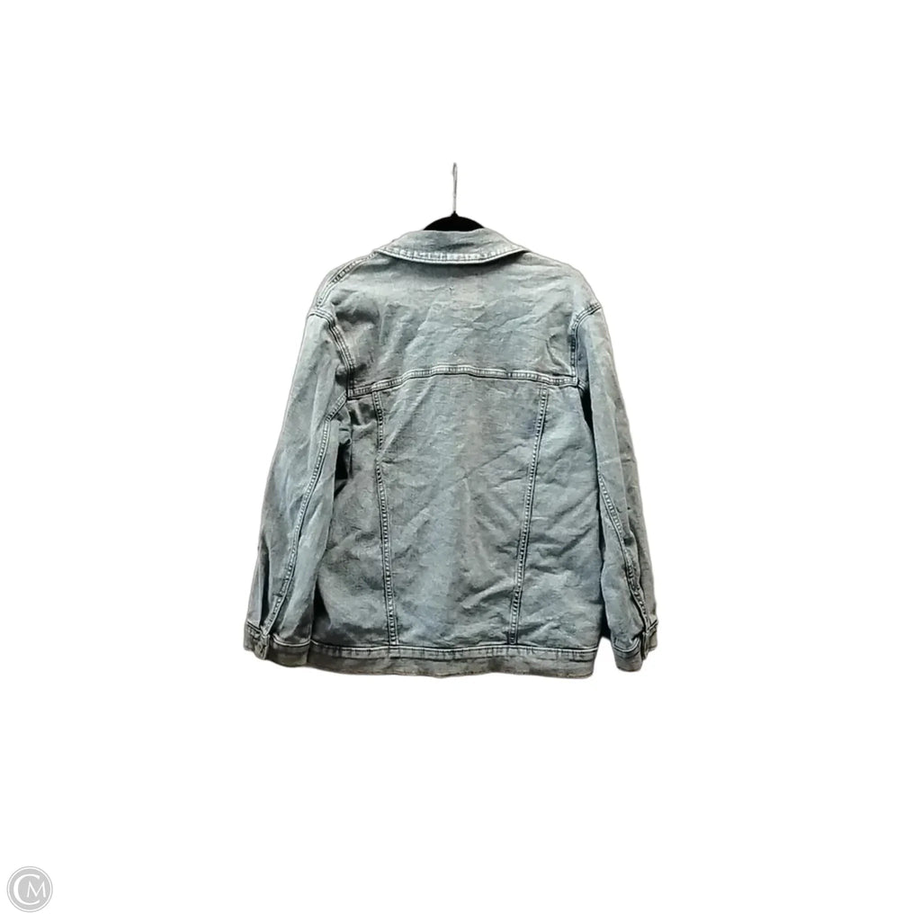 Jacket Denim By Abercrombie And Fitch In Blue Denim, Size: S
