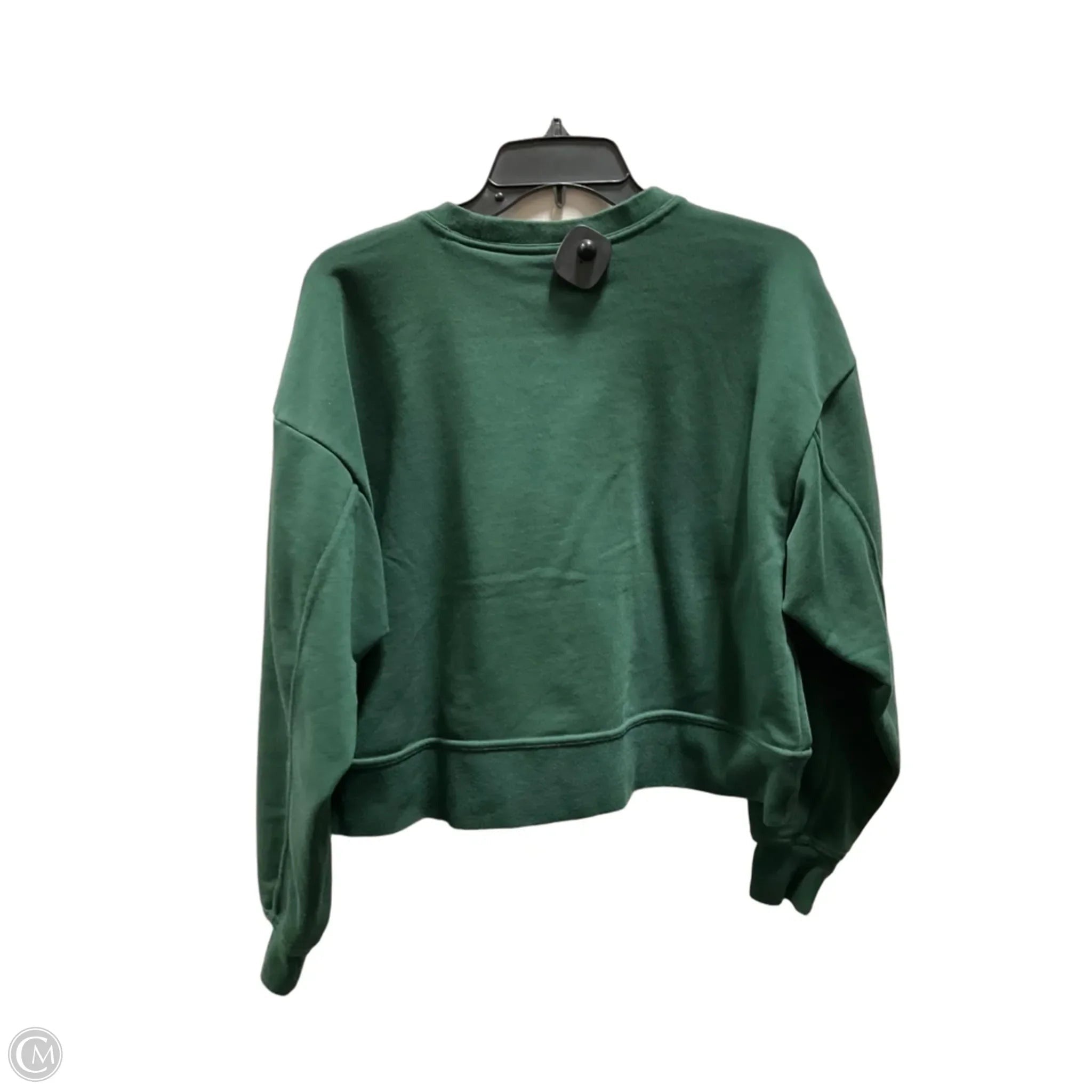 Athletic Sweatshirt Crewneck By Nike In Green, Size: S