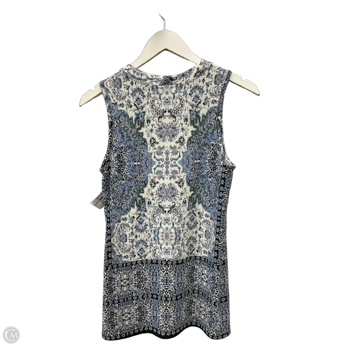 Top Sleeveless By Ab Studio In Green & Purple, Size: S