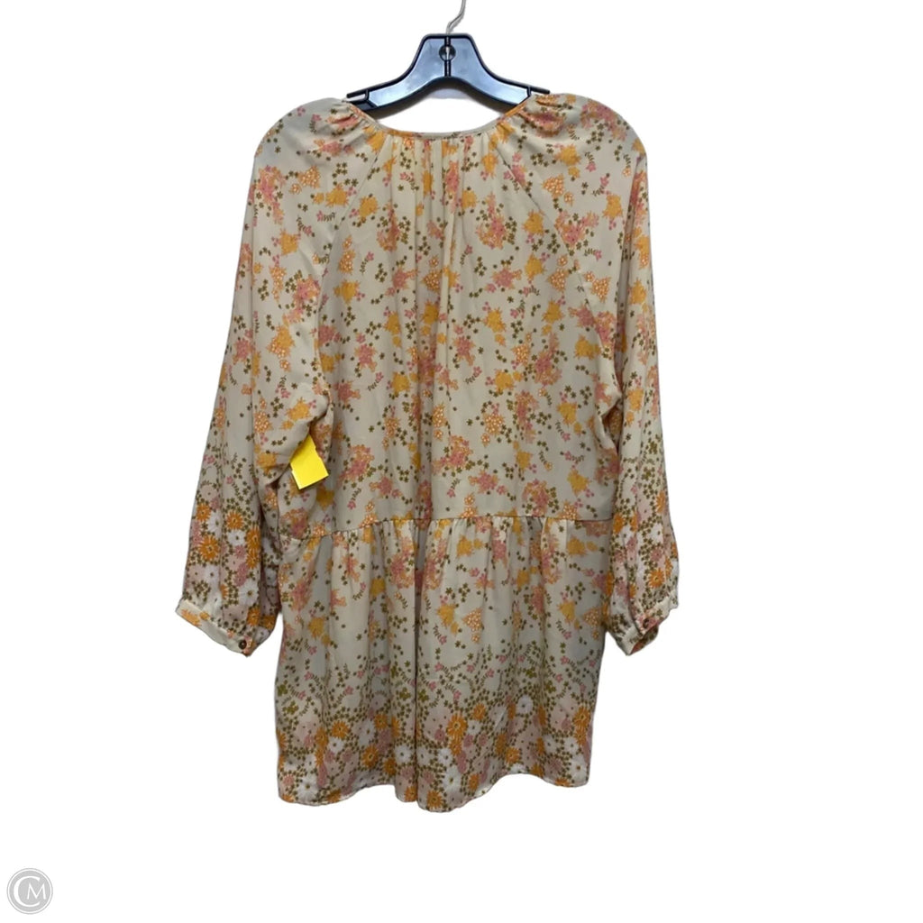 Top Long Sleeve By Dr2 In Orange, Size: Xl