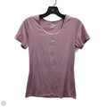 Athletic Top Short Sleeve By 32 Degrees In Purple, Size: S