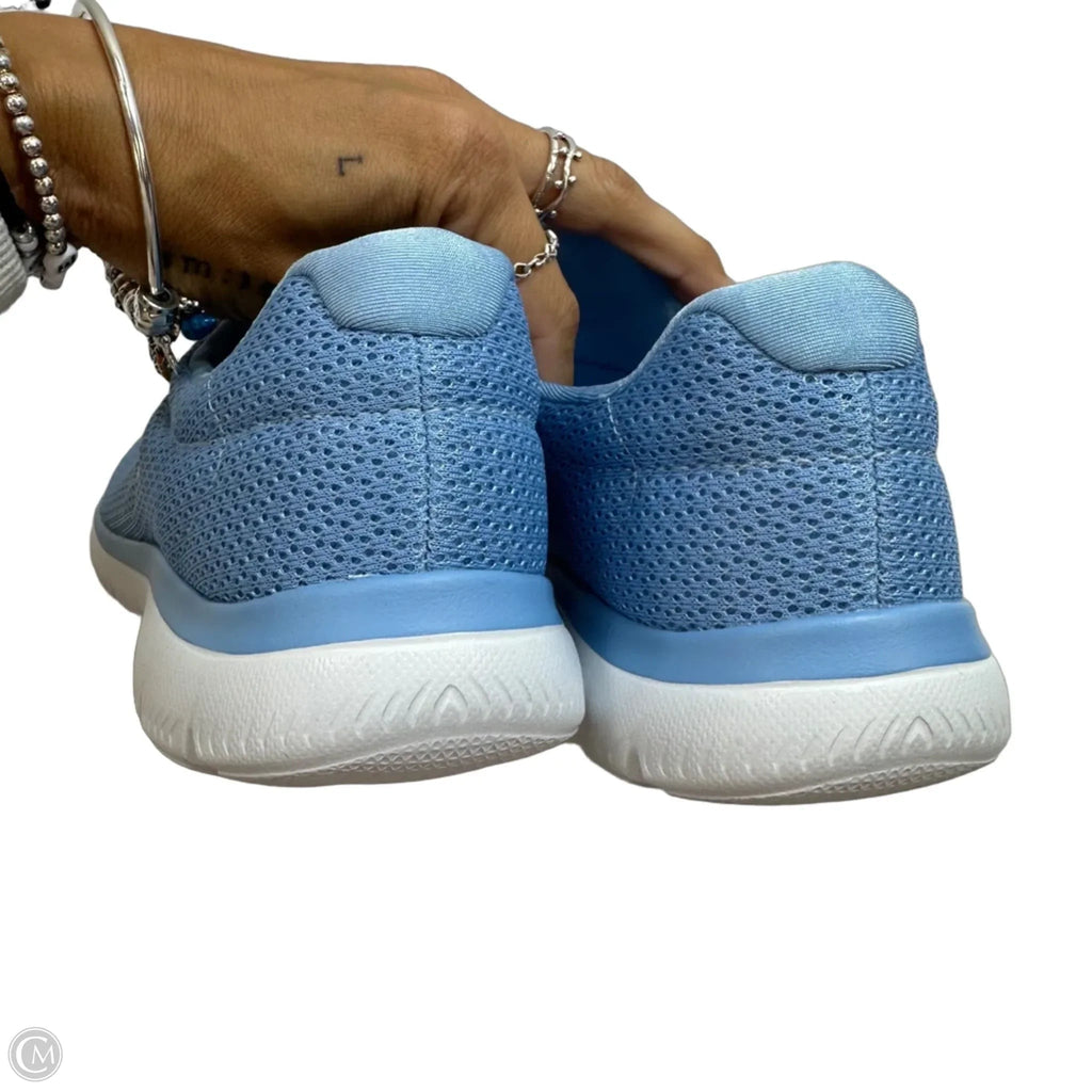 Shoes Sneakers By Skechers In Blue, Size: 9