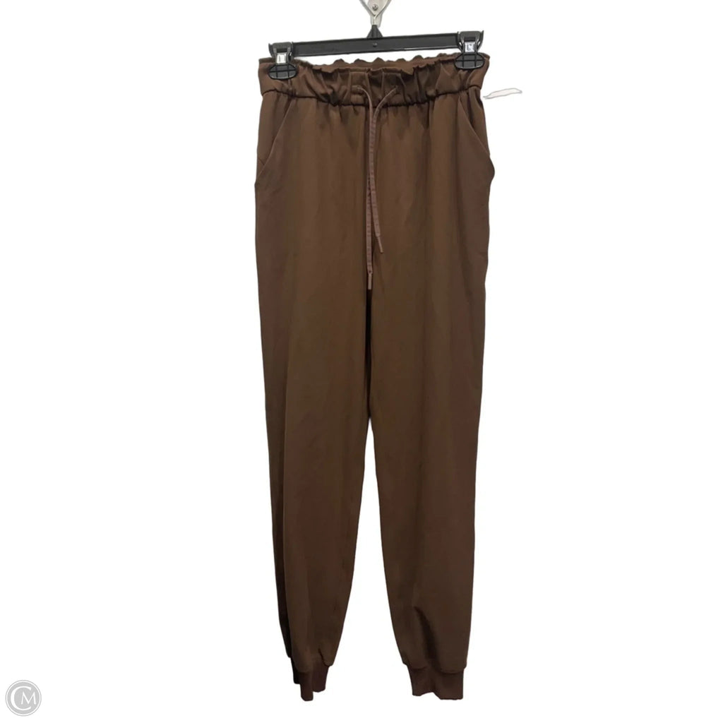 Athletic Pants By Lululemon In Brown, Size: S