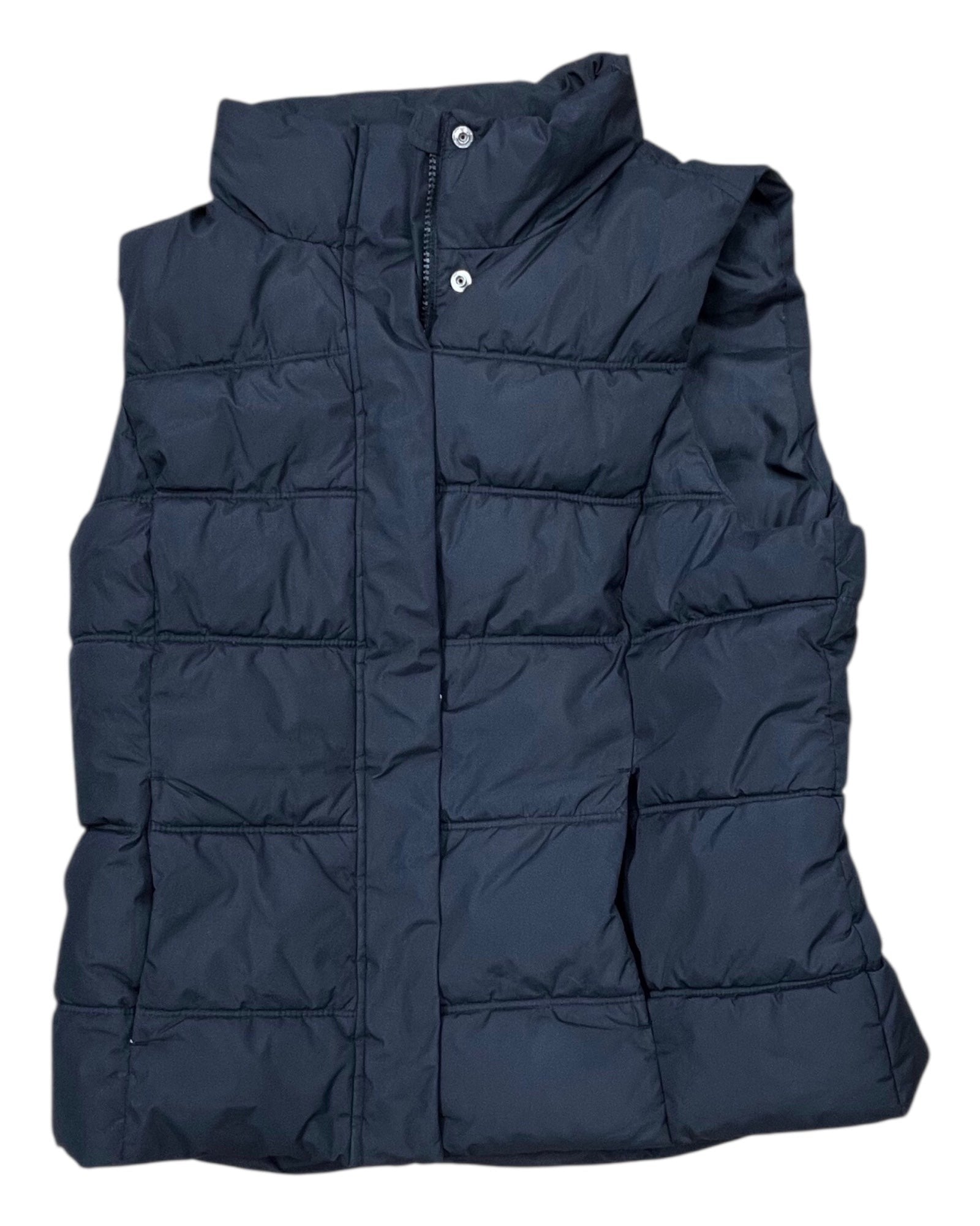 Vest Puffer & Quilted By Gap In Black, Size:L