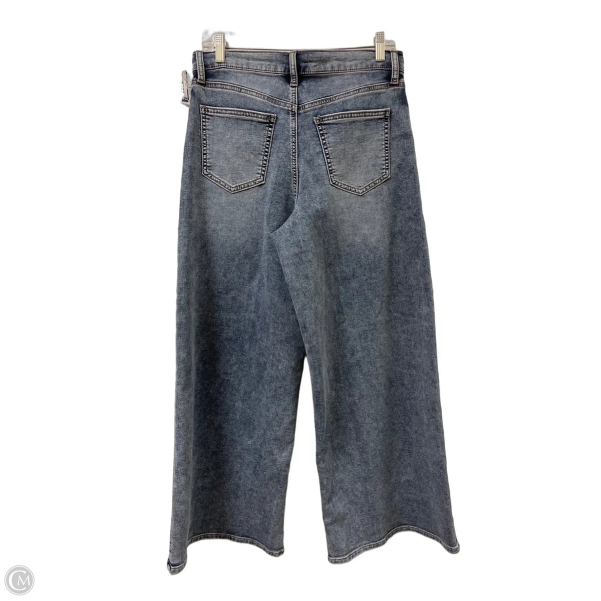 Jeans Wide Leg By Clothes Mentor In Blue Denim, Size: 10