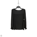 Top Long Sleeve By Adrianna Papell In Black, Size: Xl