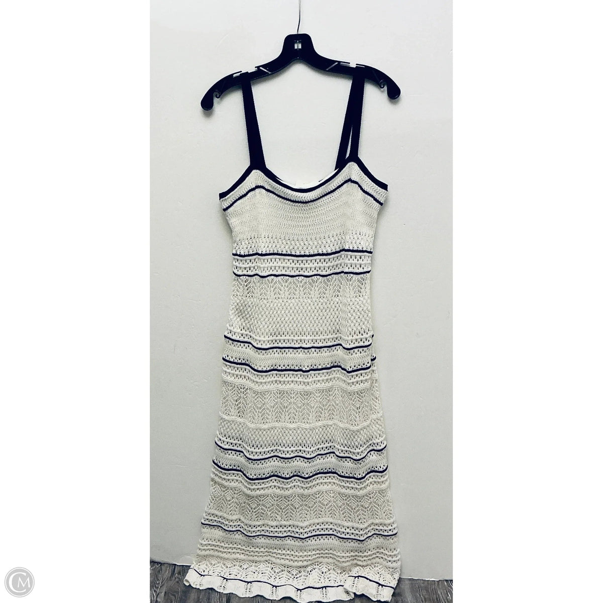 Dress Casual Midi By Abercrombie And Fitch In White, Size: Lp