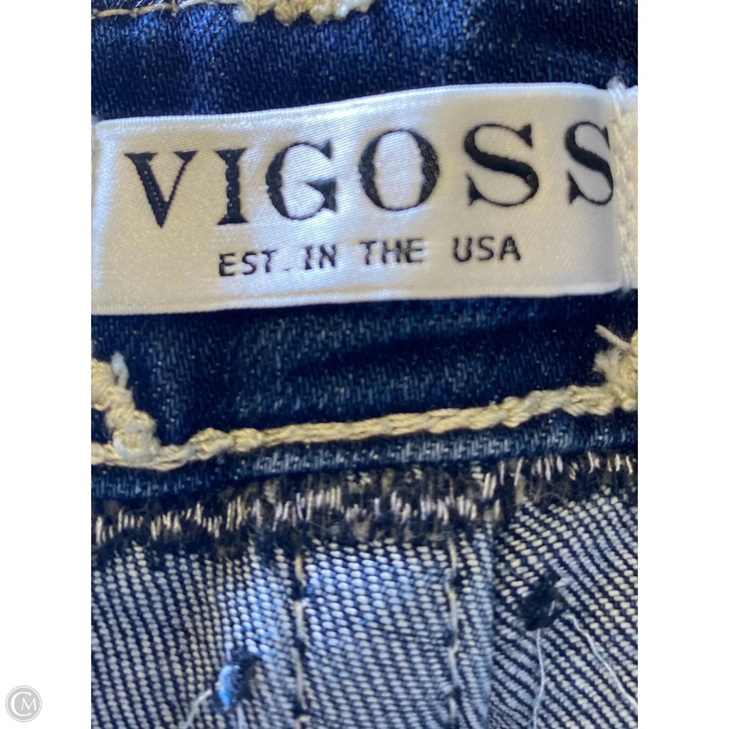 Jeans Skinny By Vigoss In Blue Denim, Size: 6