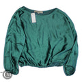Blouse Ls By Loft In Green, Size: M
