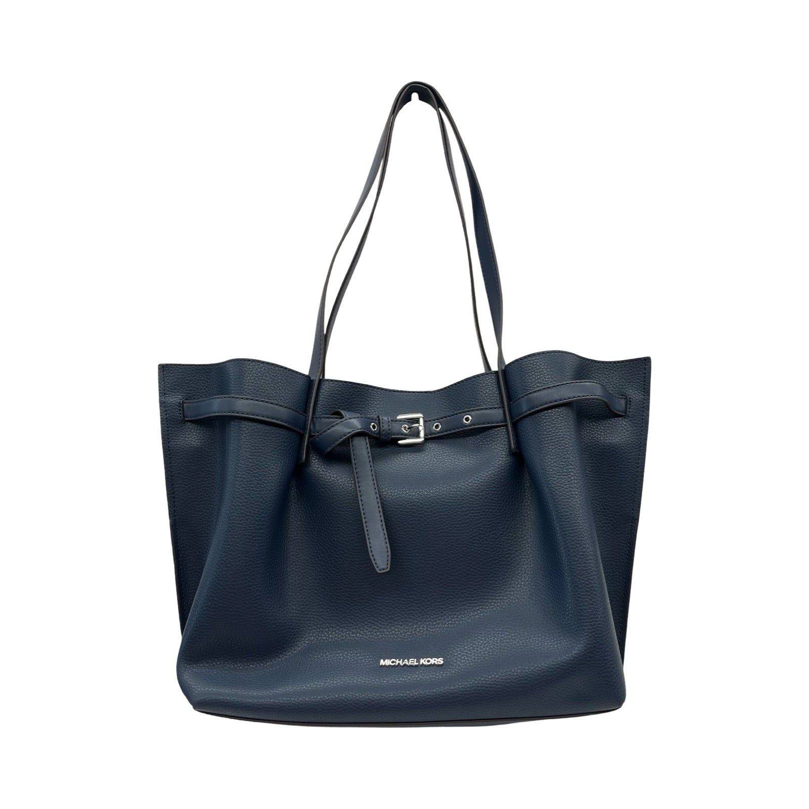 Handbag Designer By Michael Kors In Navy, Size:Medium