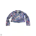 Jacket Denim By Clothes Mentor In Floral Print, Size: S