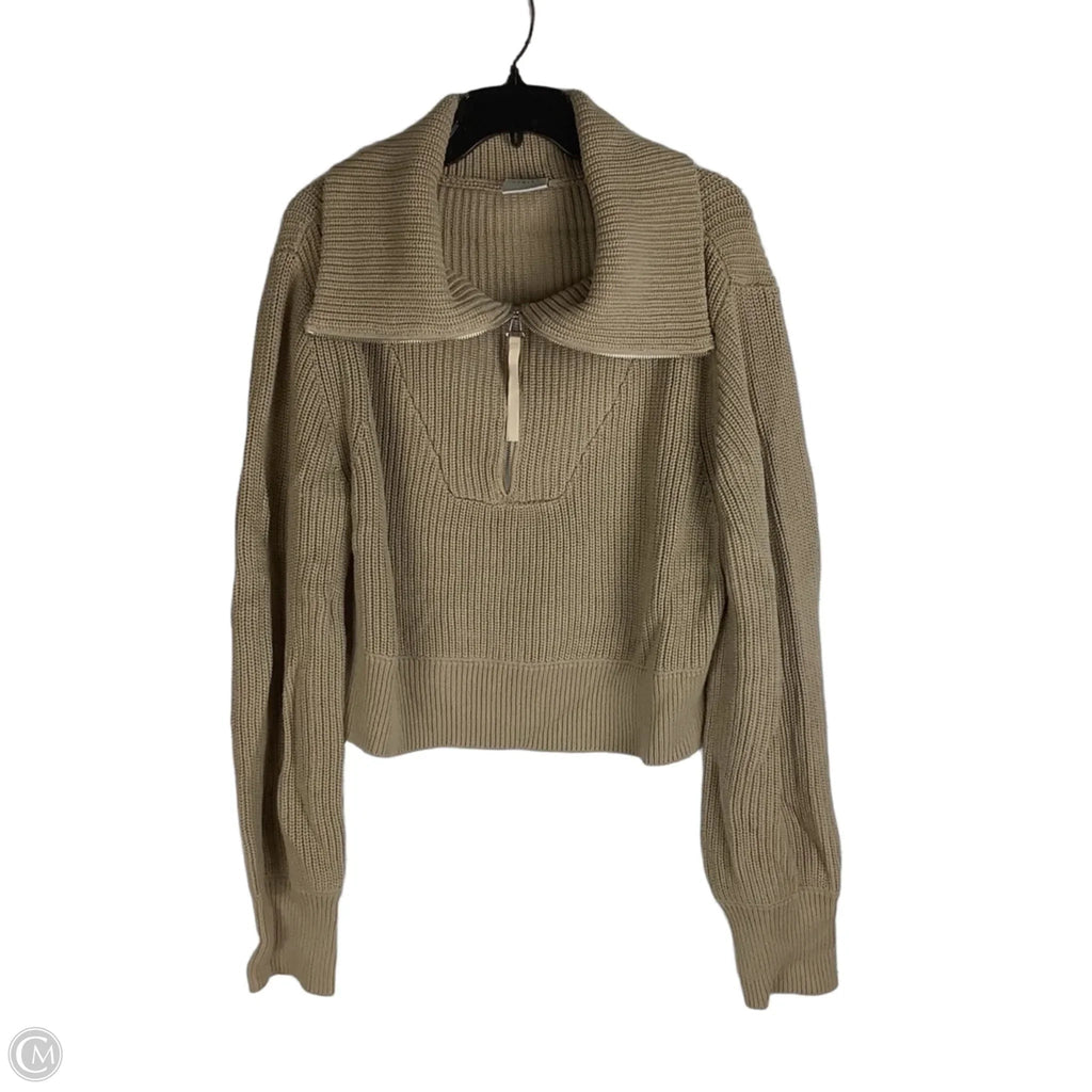 Sweater By Varley In Tan, Size: L