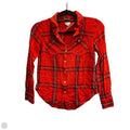 Top Long Sleeve By A New Day In Plaid Pattern, Size: S