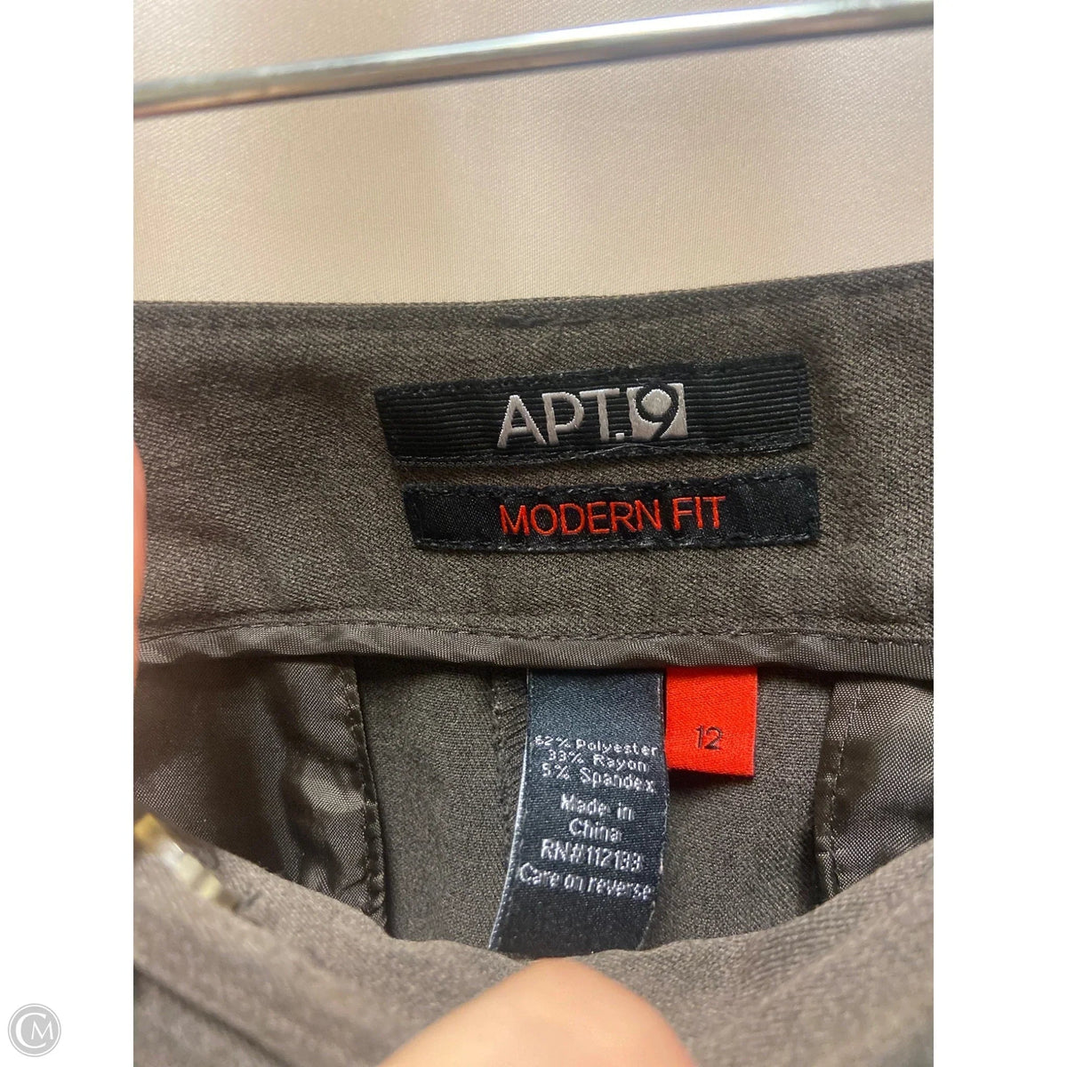 Pants Dress By Apt 9 In Brown, Size: 12