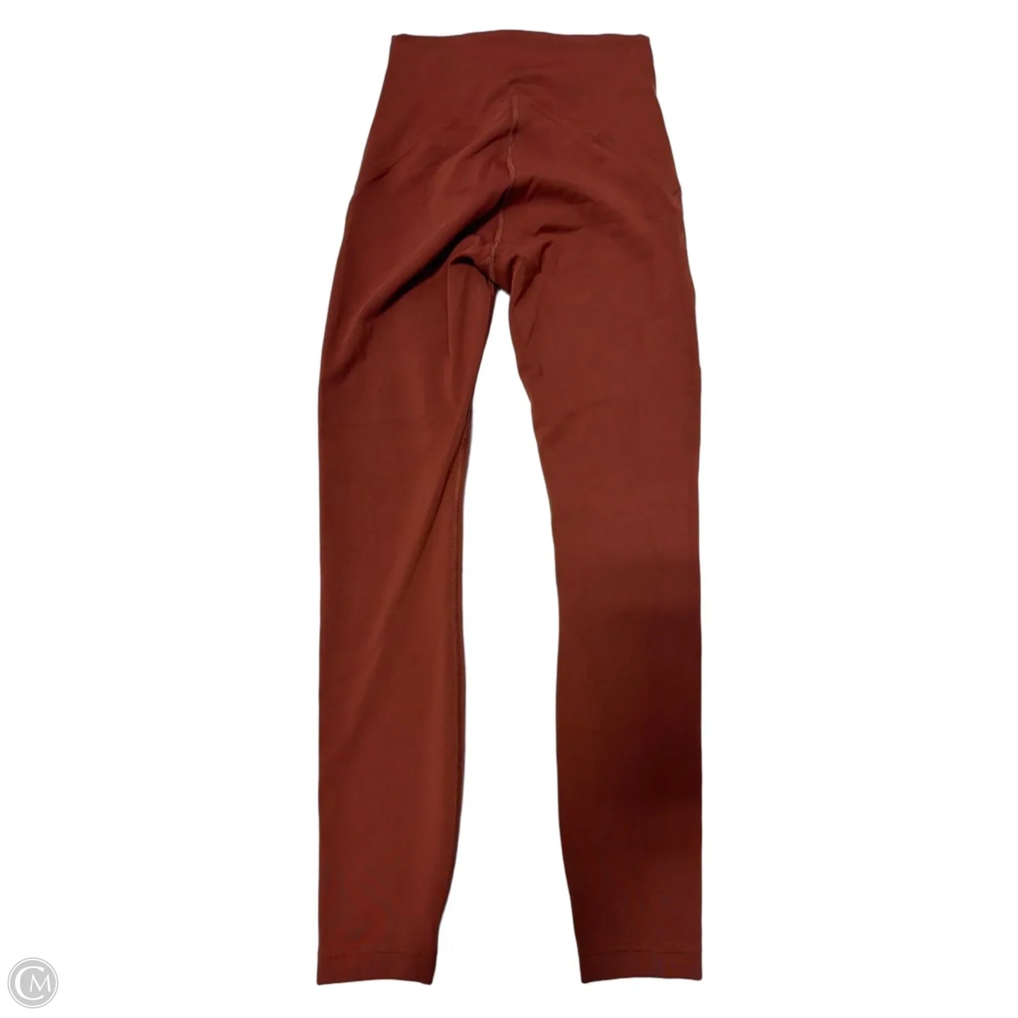 Athletic Leggings By Lululemon In Orange, Size: Xs