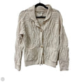 Sweater Cardigan By Cynthia Rowley In Cream, Size: S