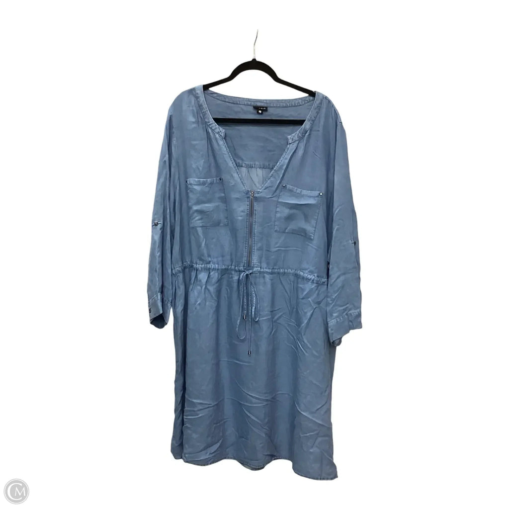 Dress Casual Short By Torrid In Blue Denim, Size: 4x