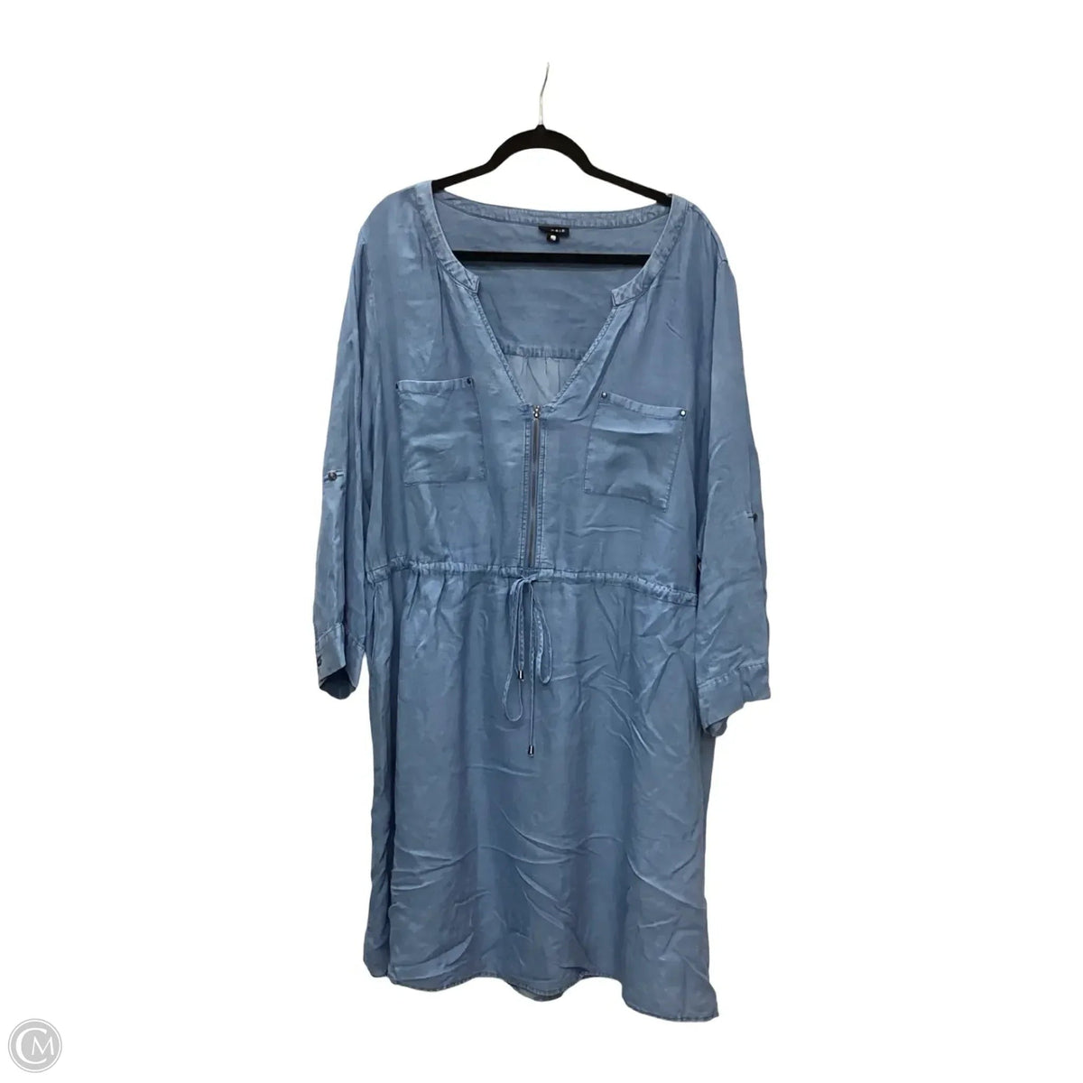 Dress Casual Short By Torrid In Blue Denim, Size: 4x