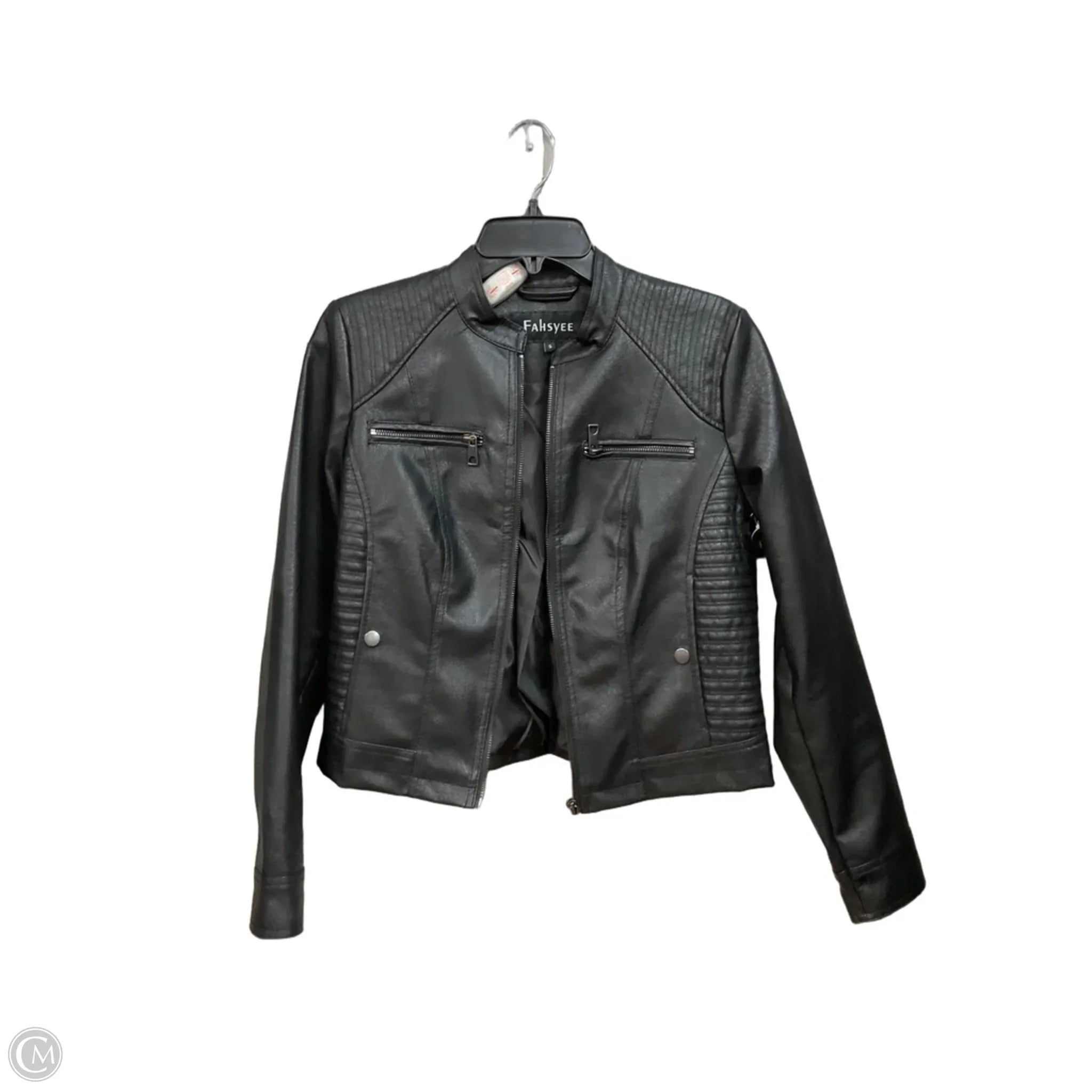 Jacket Moto By Cme In Black, Size: S